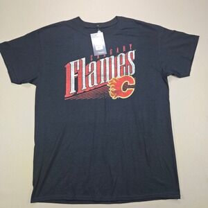 Fanatics Calgary Flames NHL Winning Streak Graphic Tee Black Mens Large L NWT